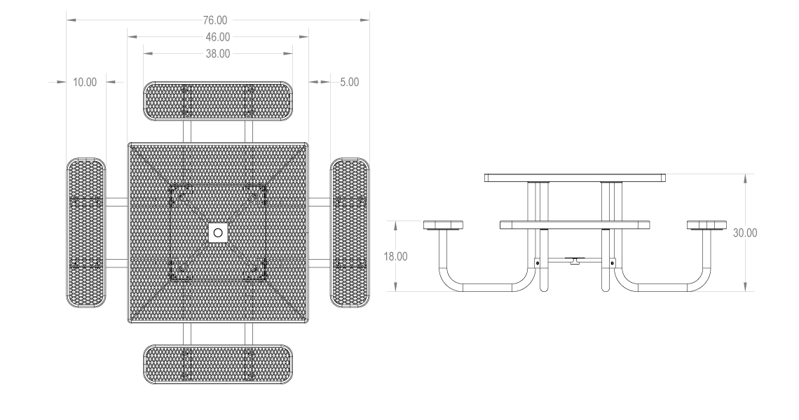46squaretableCAD