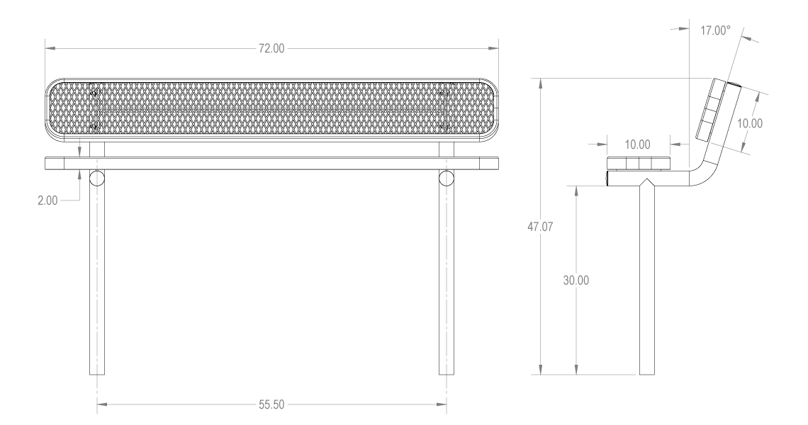6benchwithbackCAD